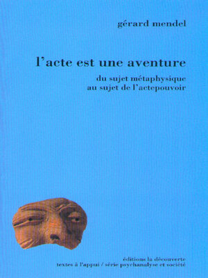 cover image of L'acte est une aventure